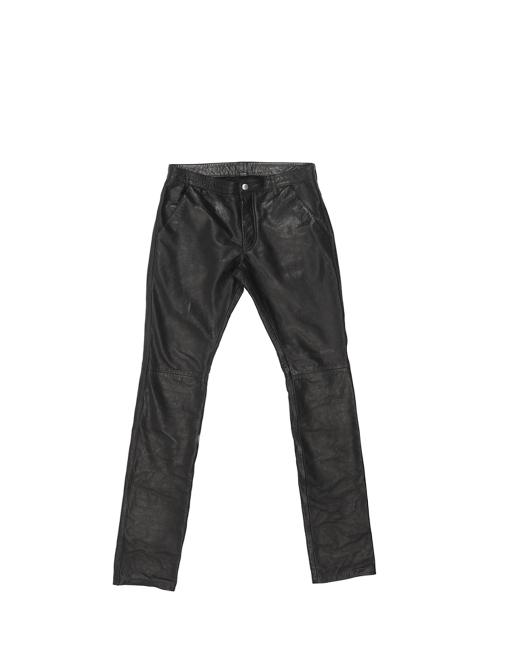 VIVET Slim Fit Leather Pants