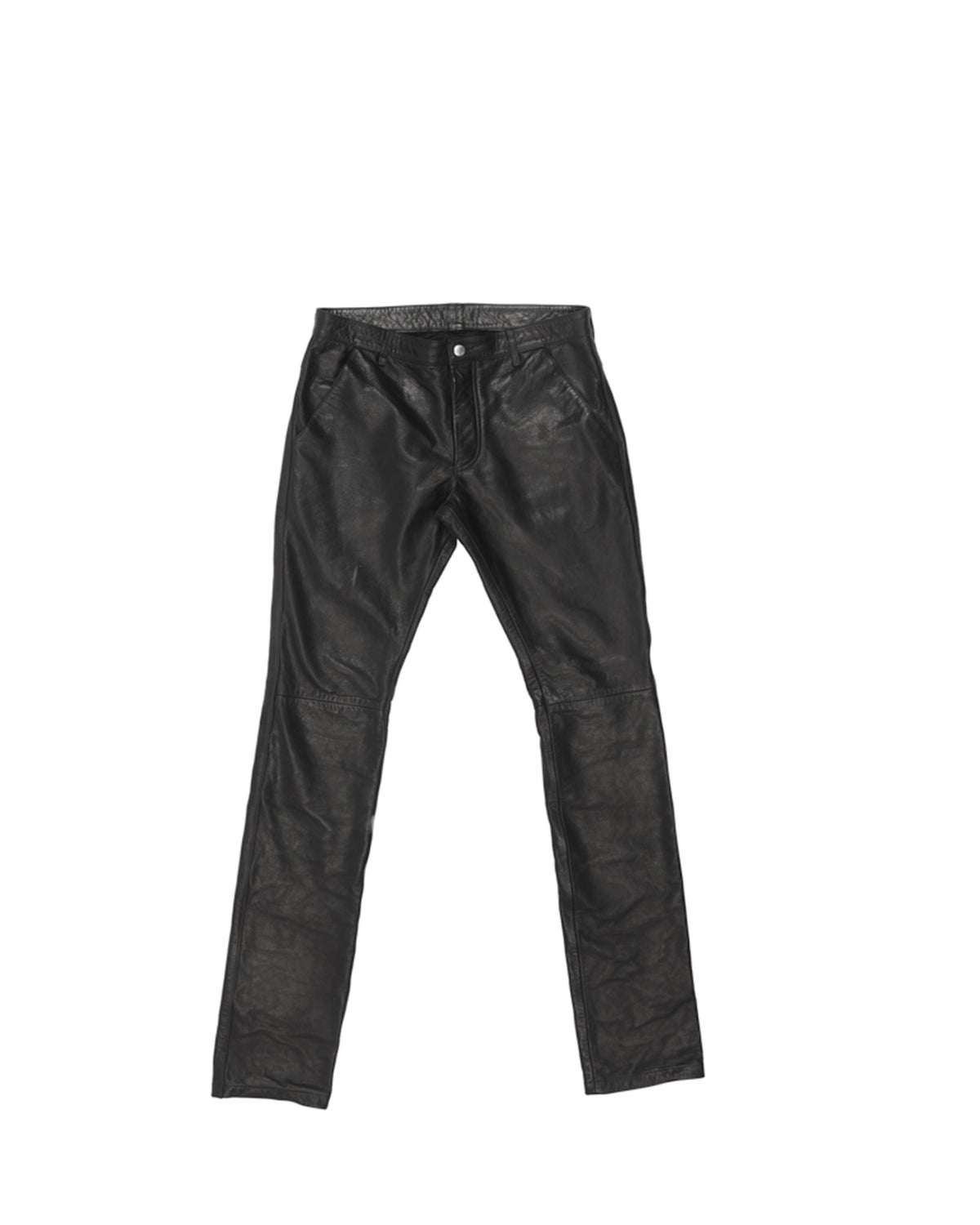 VIVET Slim Fit Leather Pants