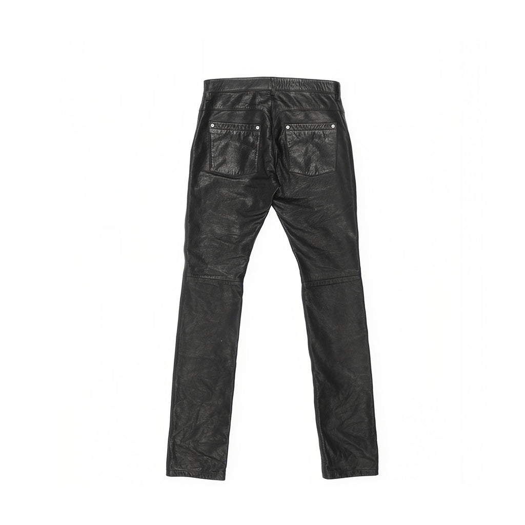 VIVET Slim Fit Leather Pants