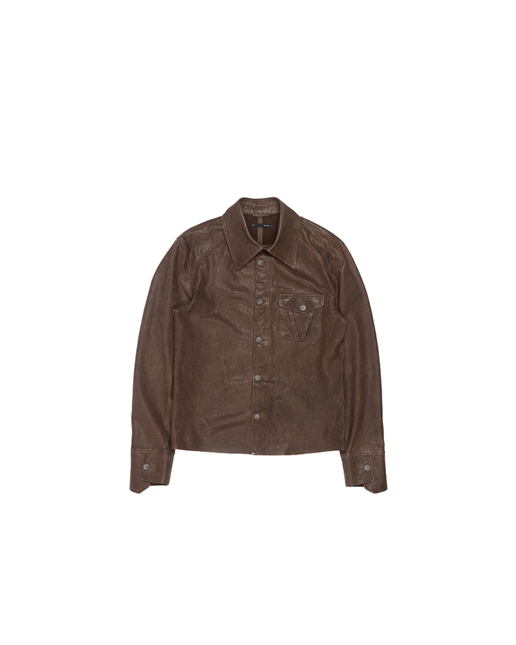 VIVET Leather Button Down Regular Fit