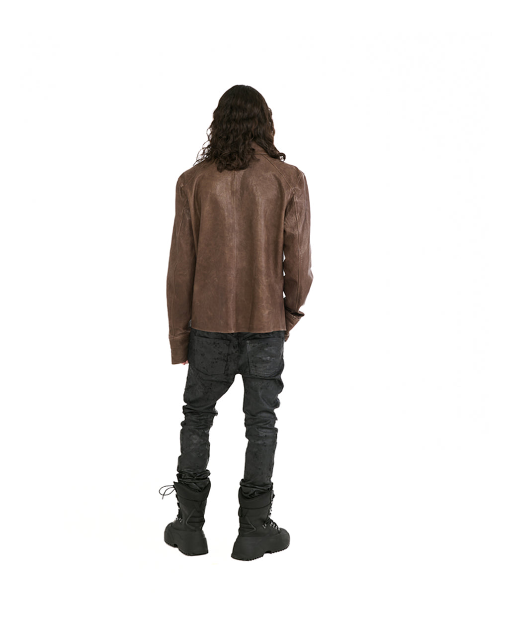 VIVET Leather Button Down Regular Fit